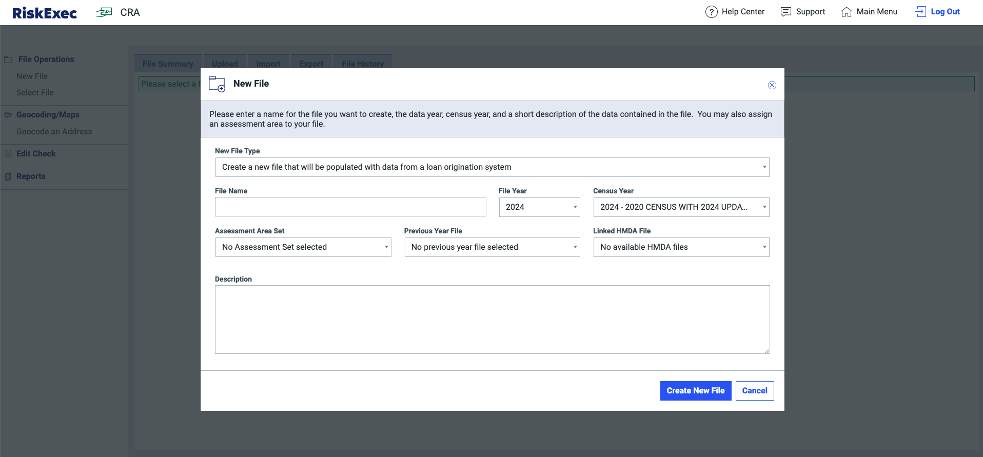 RiskExec CRA Screenshot